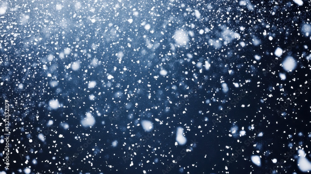 Obraz premium Falling Snow Winter Background Snowy Texture