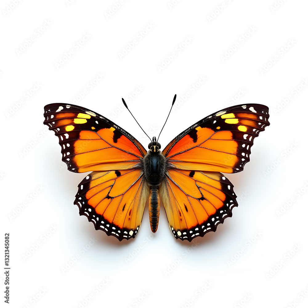 Fototapeta premium butterfly on white background