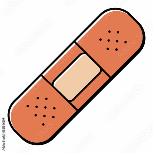 Medical Bandage Plaster – First Aid Adhesive Band-Aid Icon