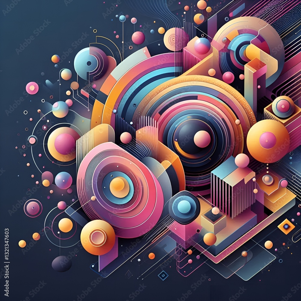 Obraz premium abstract colorful background design 