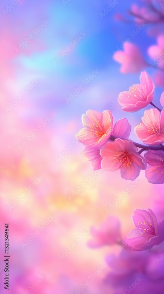 Fototapeta premium Dreamy Floral Background