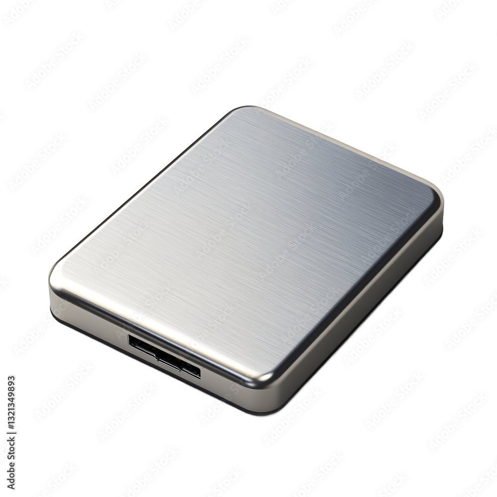 Sleek Silver Portable Storage Device, A Modern Marvel Of Seamless Design And Effortless Data Management, Promising Secure And Convenient File Access Isolated on Transparent Background Sleek Silver Portable Storage Device, A Modern Marvel Of Seamless Design And Effortless Data Management, Promising Secure And Convenient File Access Isolated on Transparent Background