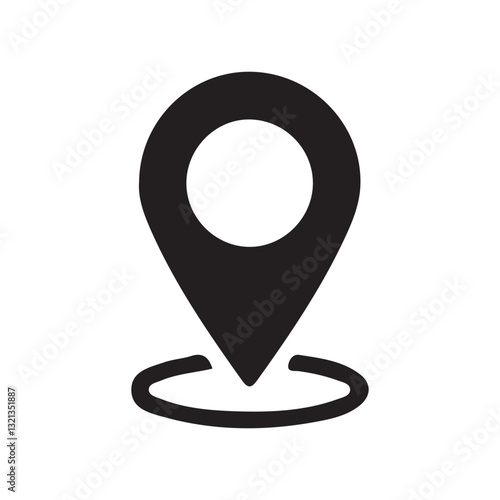 Location icons. Modern map markers .Location or map pin icon symbol. Vector illustration Eps 10