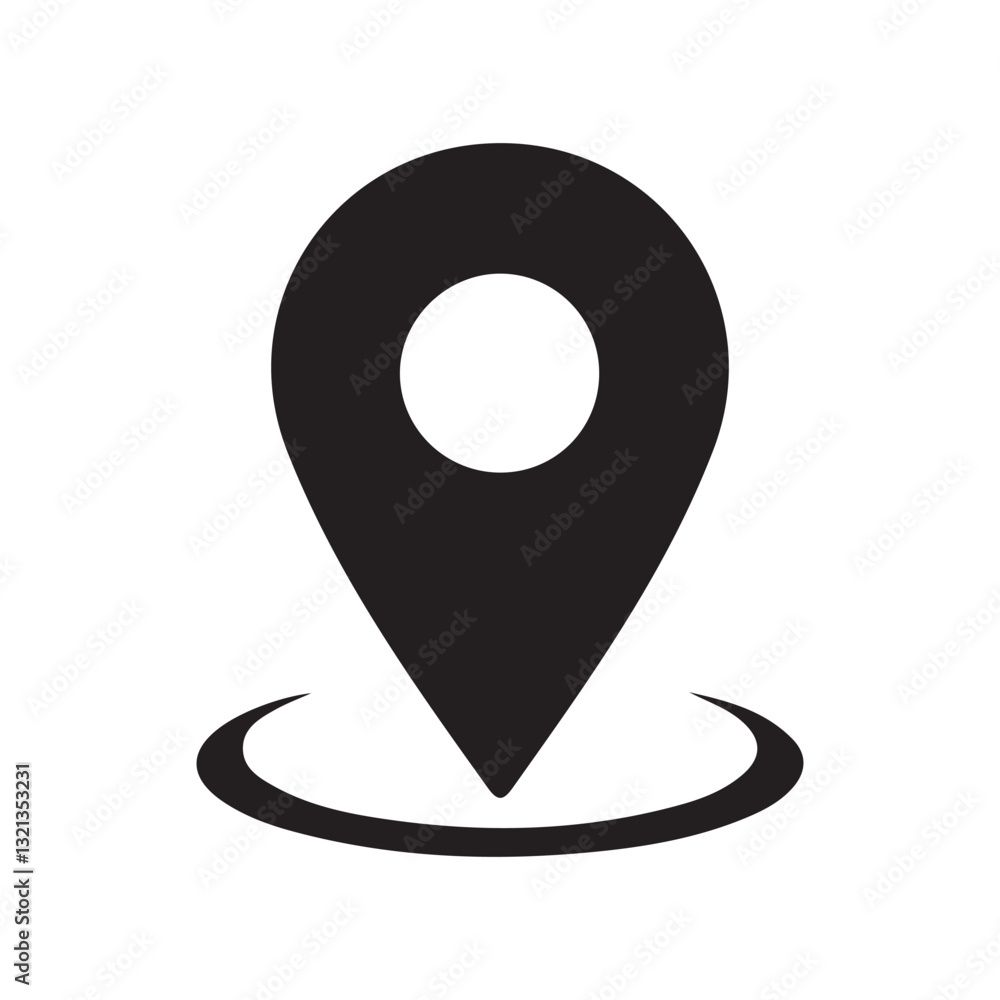 Location pin place marker. Location icon. Map marker pointer icon. GPS location symbol. Vector Illustration Eps 10 Location pin place marker. Location icon. Map marker pointer icon. GPS location symbol. Vector Illustration Eps 10