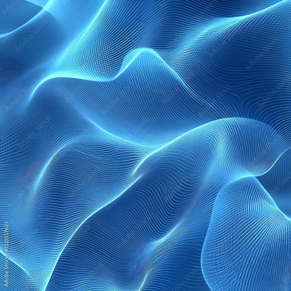 Abstract blue wavy lines background. (1) Abstract blue wavy lines background. (1)