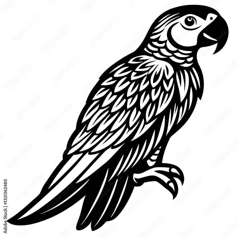 A wild black eagle vector illustration with spread wings, a symbol of freedom A wild black eagle vector illustration with spread wings, a symbol of freedom