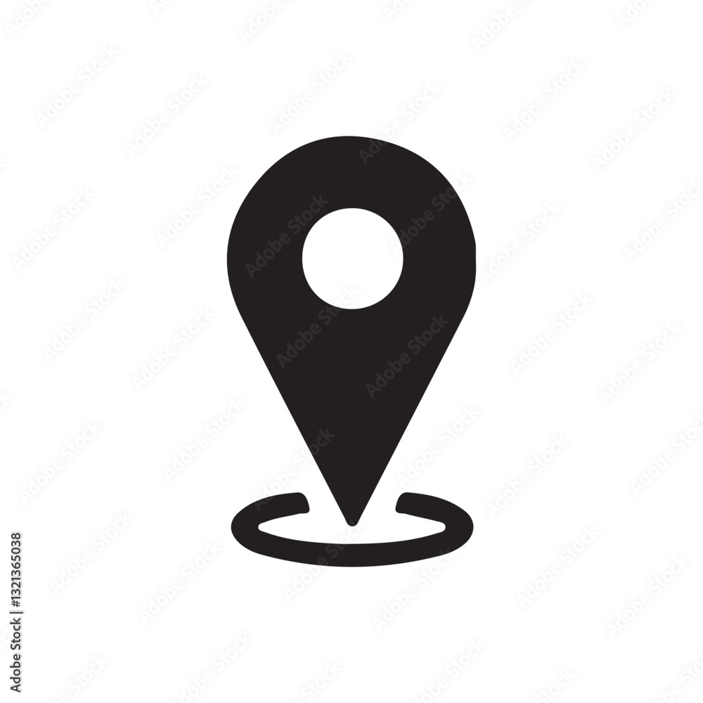 location vector icon. Map pointer icon. Location, pin, gps. vector illustration Eps 10 location vector icon. Map pointer icon. Location, pin, gps. vector illustration Eps 10