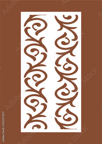  Kitchen and Hall Jali geometric CNC jaali pattern for laser cutting and interior designing vector graphics