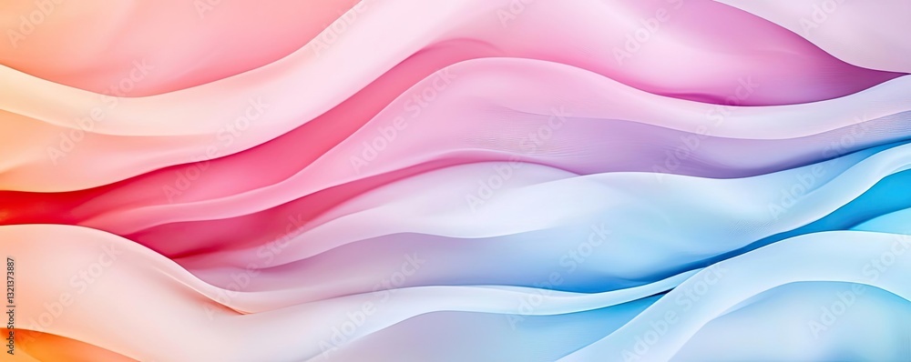 Fototapeta premium Abstract art background concept. Abstract colorful wave pattern with smooth gradient transitions and flowing textures.