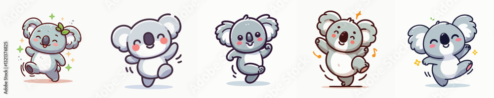 Vectors of cute cartoon animal collection Vectors of cute cartoon animal collection