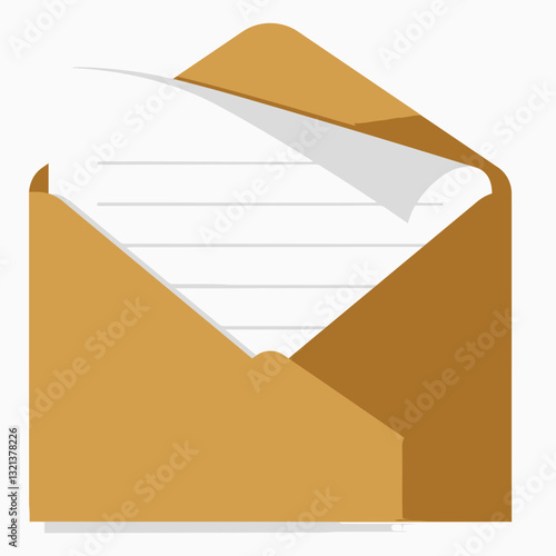 Letter of Communication: An intimate view of an envelope holding a letter, evoking the simple moments of life.