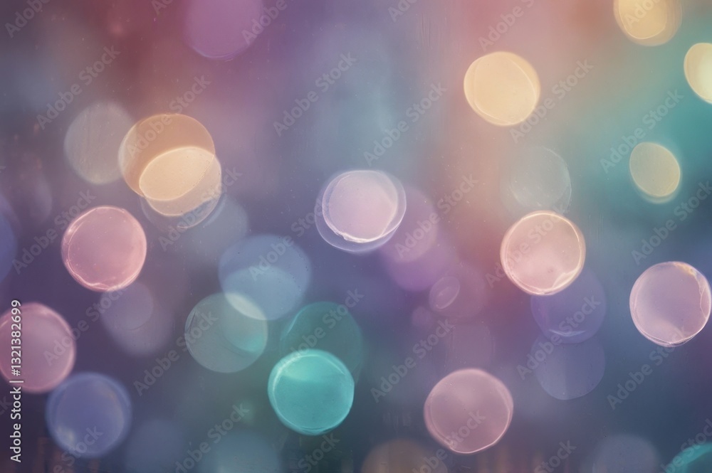 Fototapeta premium Dreamy bokeh and pastel tones creating a soft, elegant ambiance. 