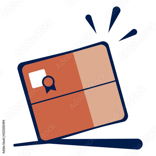 Digital Certificate of Achievement: A digital illustration capturing a certificate of achievement with abstract graphical elements. This symbolizes recognition of a milestone achievement.