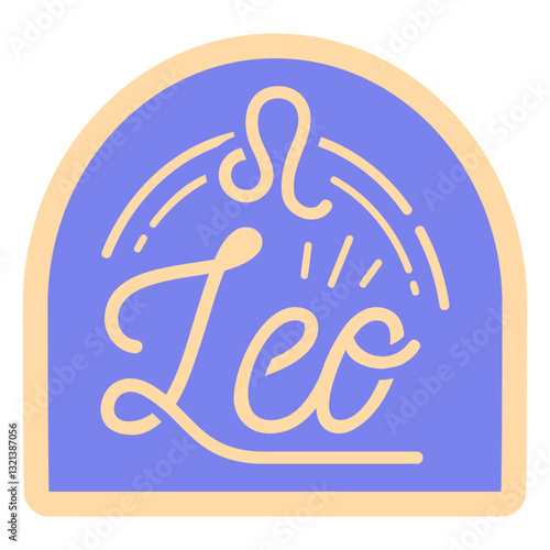 Leo Zodiac Sign: A visually stunning illustration of the Leo zodiac sign, featuring the symbol of the lion and elegant typography.