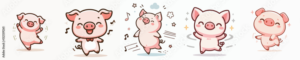 Vectors of cute cartoon animal collection Vectors of cute cartoon animal collection