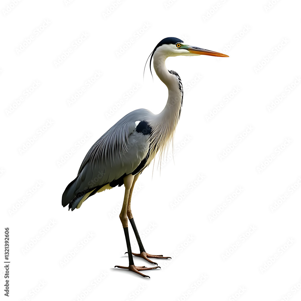 Fototapeta premium Low angle view of egret perching on branch against clear sky,Camargue,France