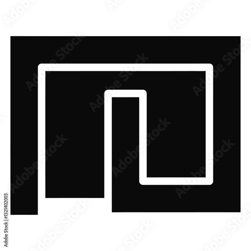 Minimalist Modern Design: A stark and bold composition showcasing a geometric design, featuring clean lines and a striking contrast of light and dark, evoking a sense of modernity and sophistication.