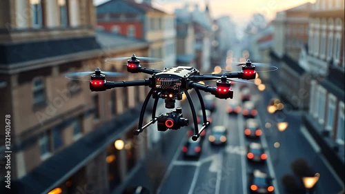 Wallpaper Mural Drone City Aerial Photography Technology Modern Urban Flight Torontodigital.ca