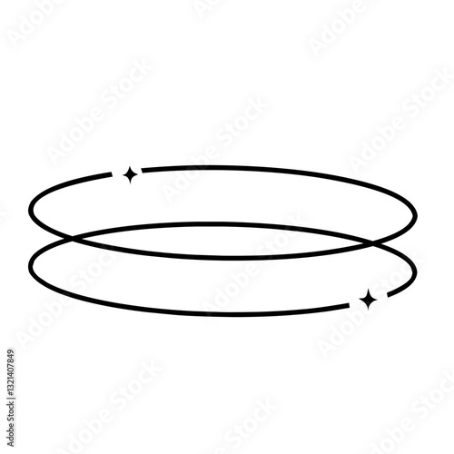 minimalistic shapes sparkling geometric