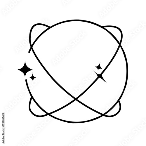 minimalistic shapes sparkling geometric