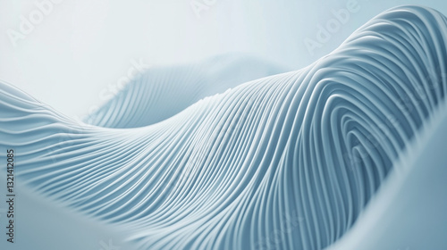 Light blue abstract geometric background with soft lines