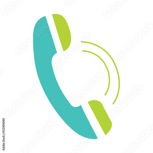 Ringing Phone Illustration: A vibrant illustration captures the anticipation of a call, a stylized phone receiver, broadcasting communication signals.
