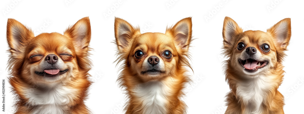 Obraz premium Cute Chihuahua dog on transparent background