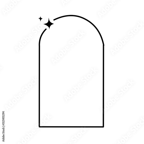 minimalistic shapes sparkling geometric