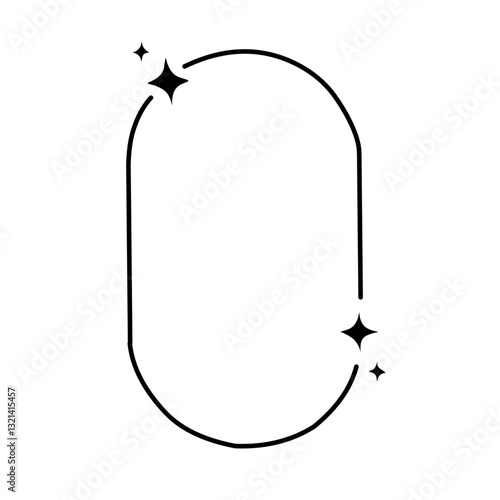 minimalistic shapes sparkling geometric