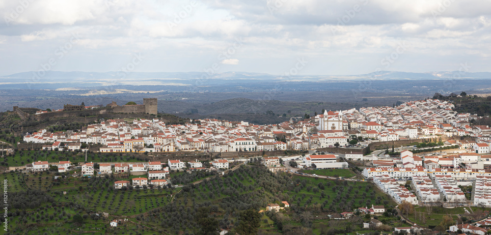 General view of Castelo de Vide, a small picturesque town located in Alto Alentejo, Portugal General view of Castelo de Vide, a small picturesque town located in Alto Alentejo, Portugal