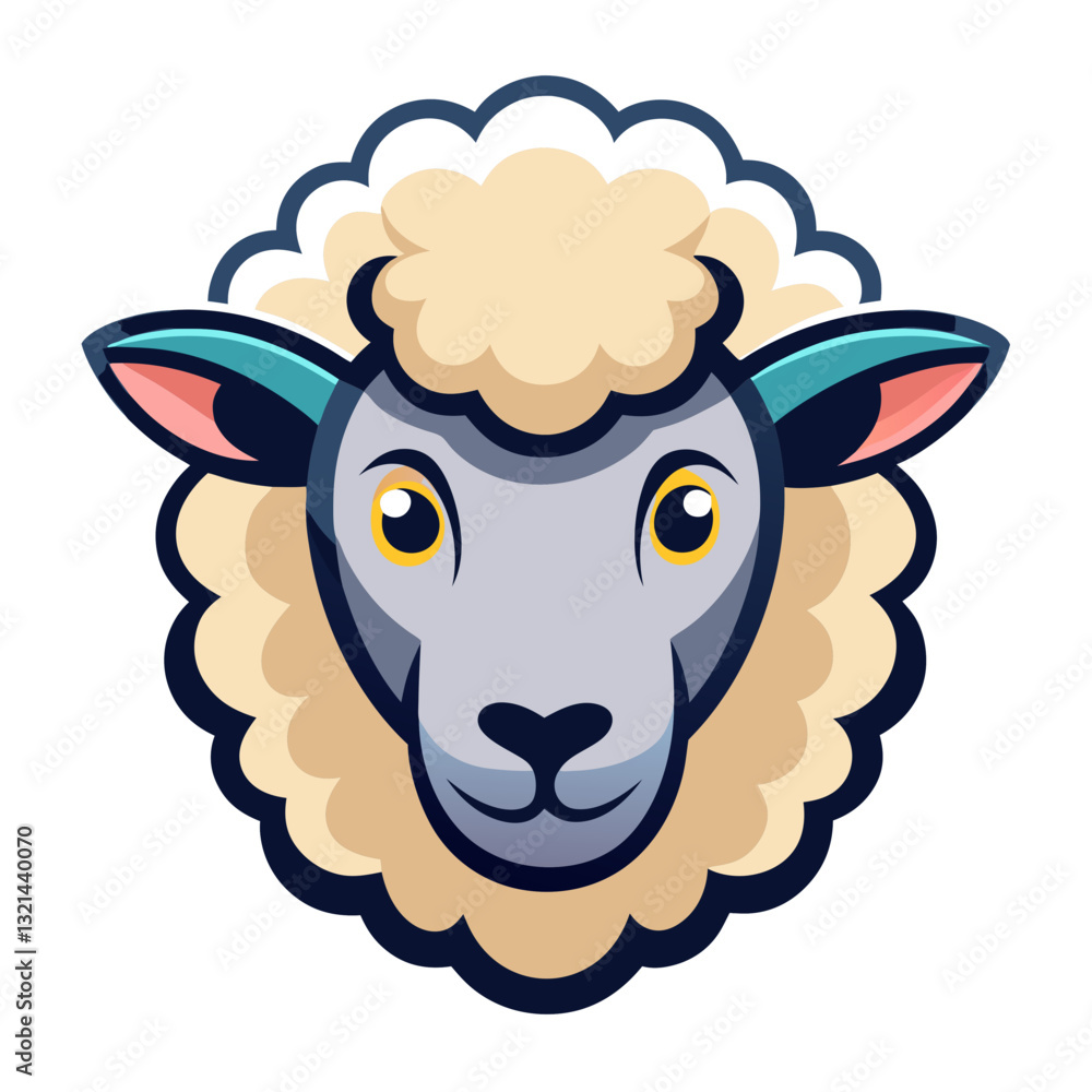 vector illustration of a sheep vector illustration of a sheep