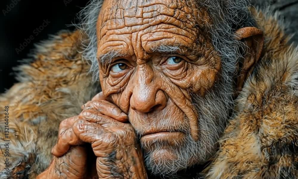 Ancient Man Contemplation Ancient Man Contemplation