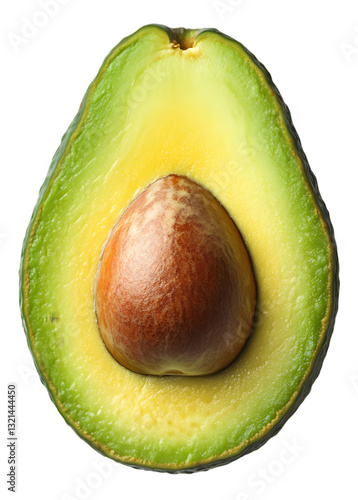 avocado half perfect avocado ripe avocado avocado close-up avocado isolated on white background
