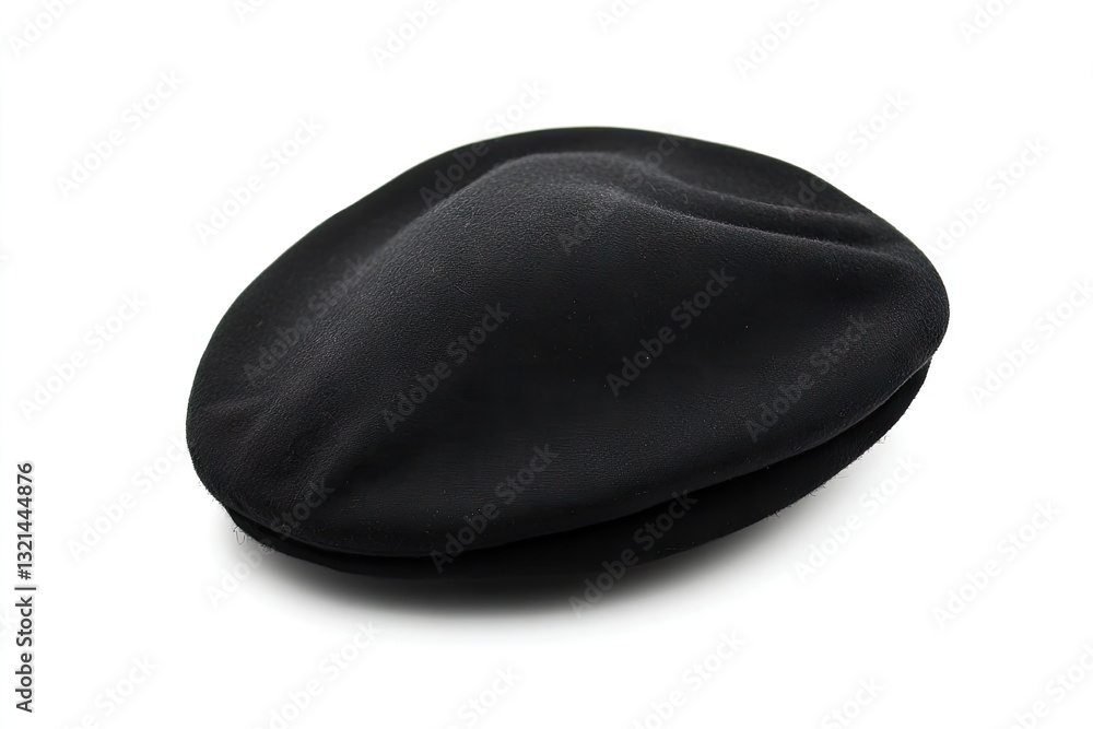 Black flat cap, simple and classic style Black flat cap, simple and classic style