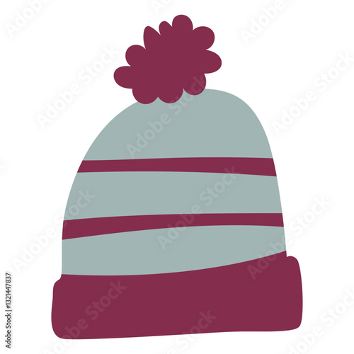 Winter Wool Warmth: A vibrant image of a cozy winter hat, crafted from soft wool, perfect for keeping warm and stylish during cold weather adventures.