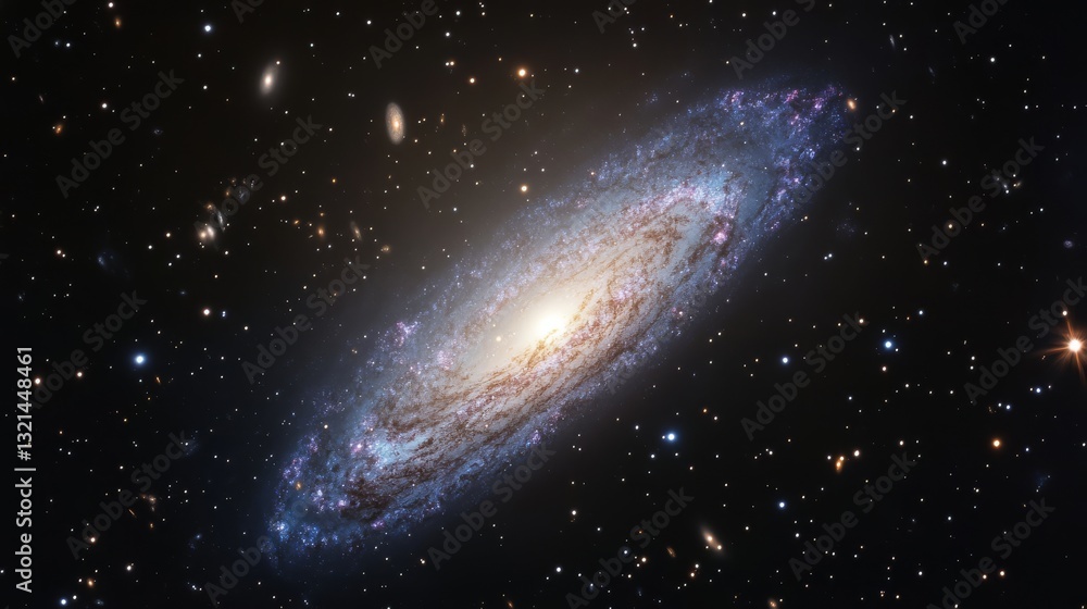 Naklejka premium Images of hidden galaxies