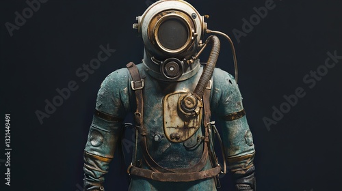 Vintage Deep Sea Diving Suit: Retro Diving Gear