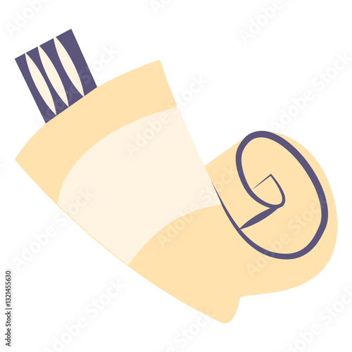 Ancient Scroll Graphic: A stylized graphic of a parchment scroll, its aged texture and rolled edges evoke a sense of history, mystery, and discovery.