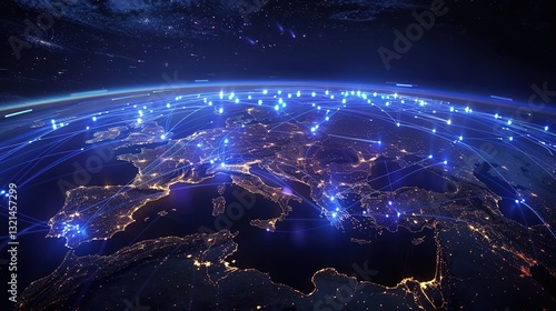 Holographic SWIFT Payment Globe with Currency Exchange Rates - International Finance Infographic for Banking Apps