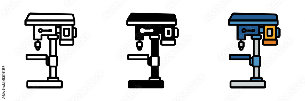 Drill Press is a stationary drilling machine ensuring precision in metalworking, woodworking, and construction applications. Drill Press is a stationary drilling machine ensuring precision in metalworking, woodworking, and construction applications.