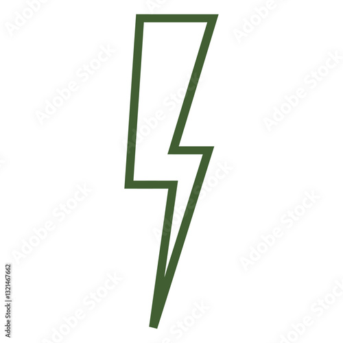 Bolt Icon: A sharp graphic icon of a lightning bolt in striking detail, representing speed, energy, and impact.