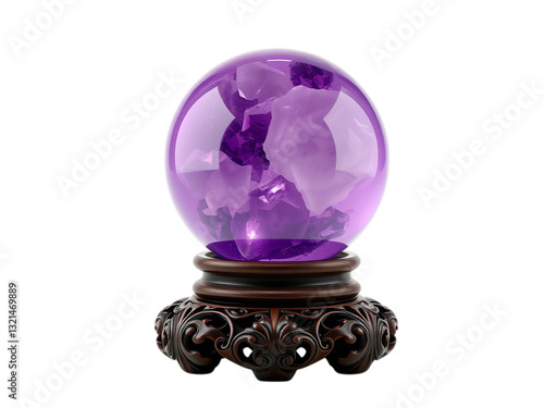 Amethyst Oracle: The Mesmerizing Allure of a Crystalline Divination Globe
