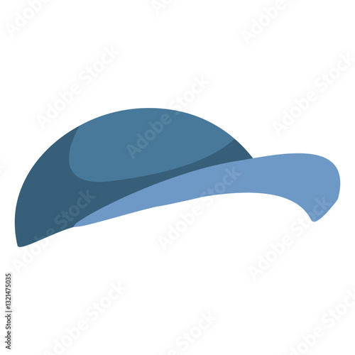 Classic Baseball Cap: A timeless blue baseball cap, designed with meticulous attention to detail, captures the essence of casual style and functionality.