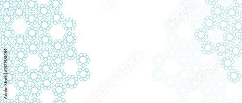 Vector Decorative Oriental Arabic and Islamic Ornamental Banner Design Template. Ramadan Kareem and Happy Eid Islamic Design Element. Multi Uses Creative Signboard Arabic Cultural Ornaments Pattern. 