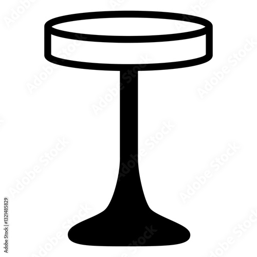 furniture pop art stool revolve stroke.