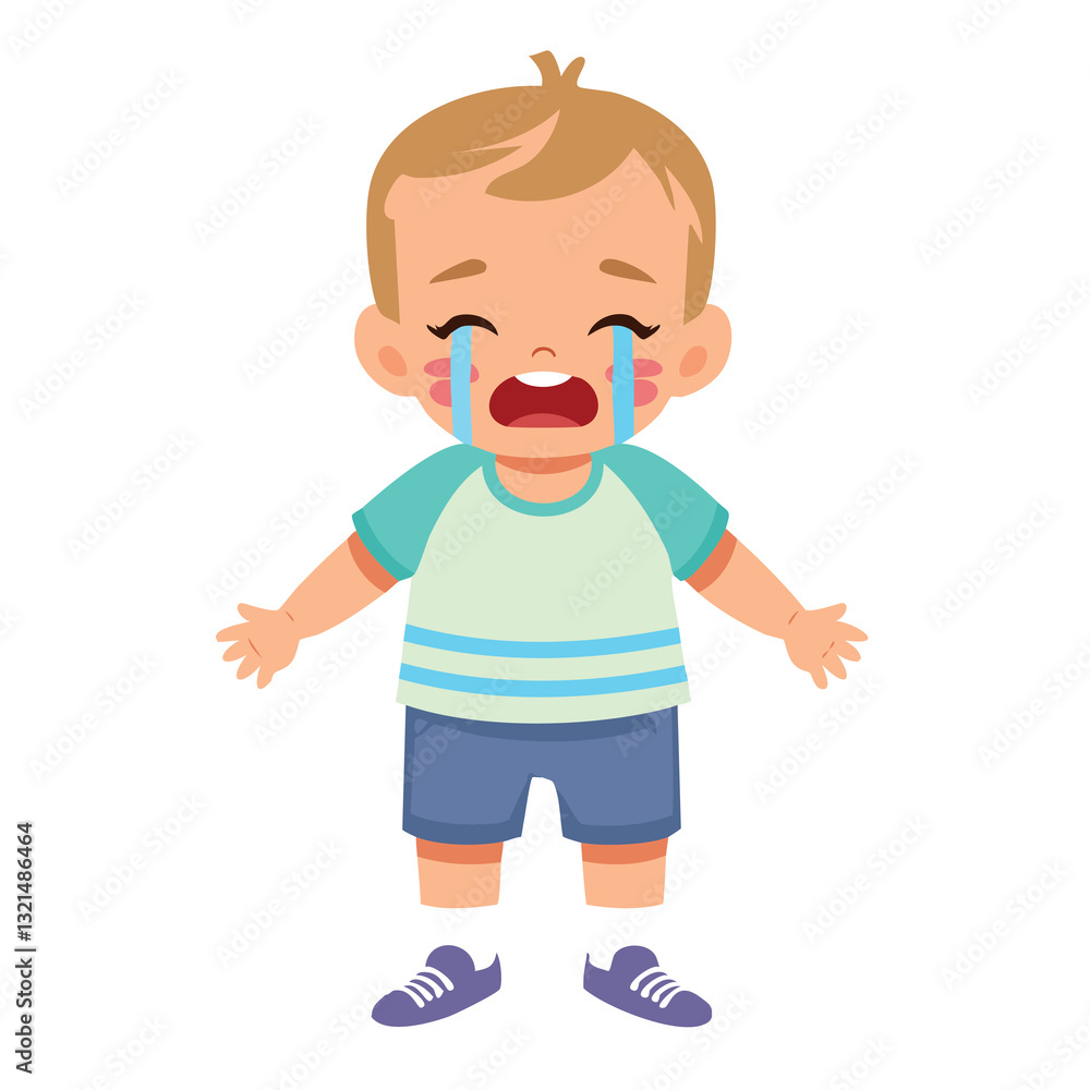 Obraz premium boy crying