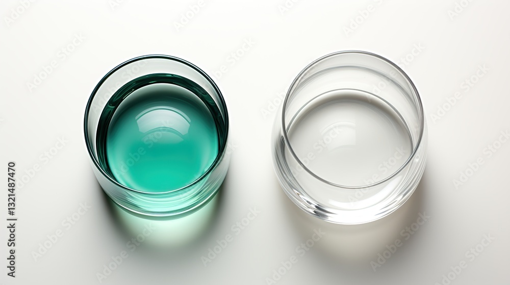 glass sphere on a white background HD 8K wallpaper Photographic Image glass sphere on a white background HD 8K wallpaper Photographic Image
