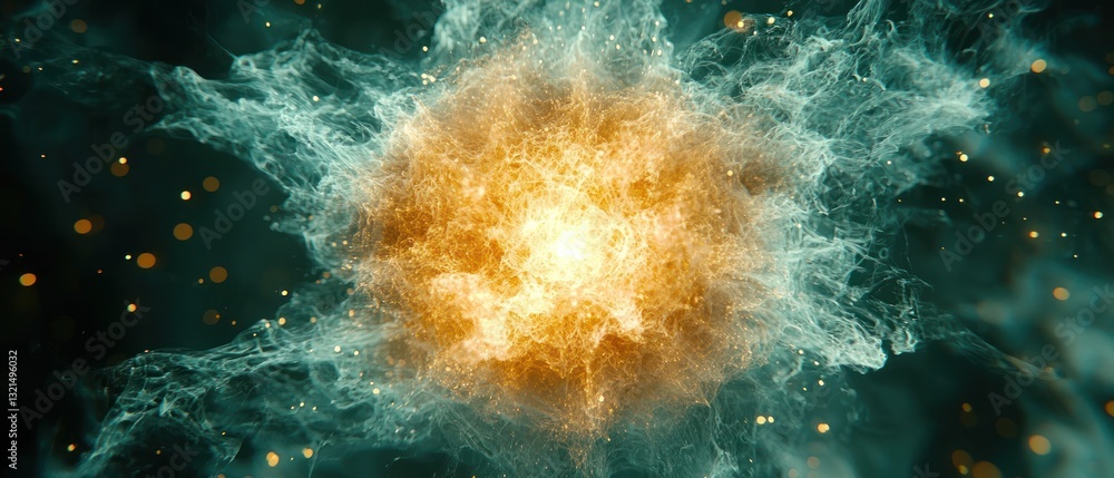 Fototapeta premium Abstract explosion of color