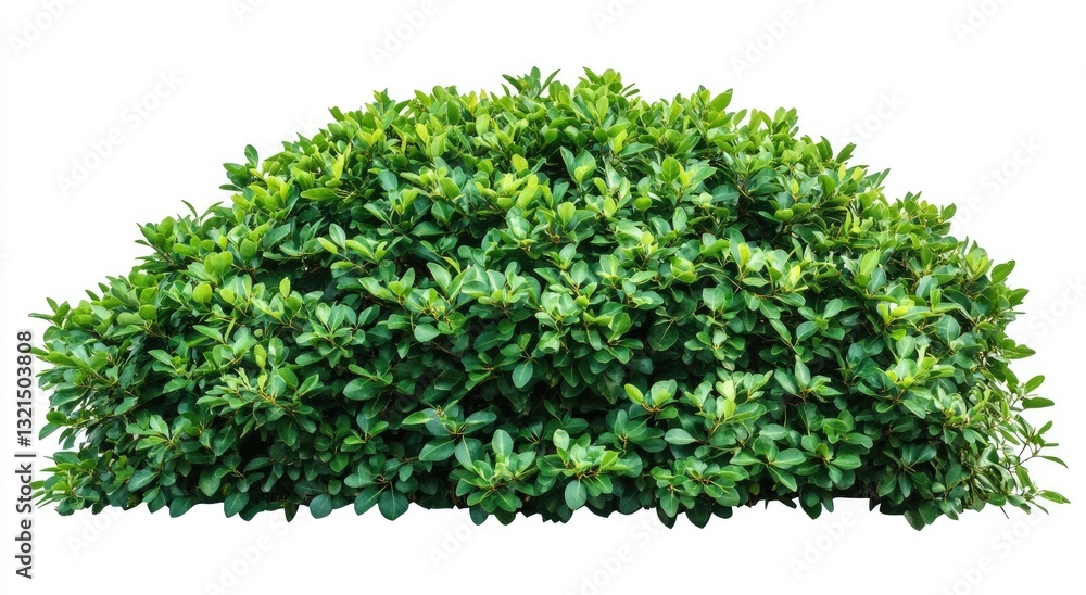 Fototapeta premium Lush green shrubbery cluster (2)