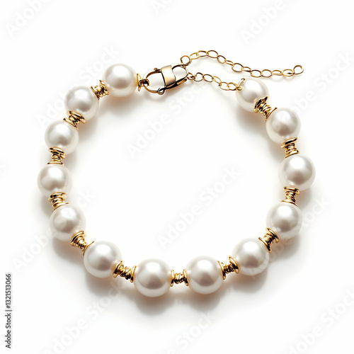 Wallpaper Mural Elegant pearl bracelet, a perfect accessory for any occasion, combining classic beauty with modern design. Torontodigital.ca